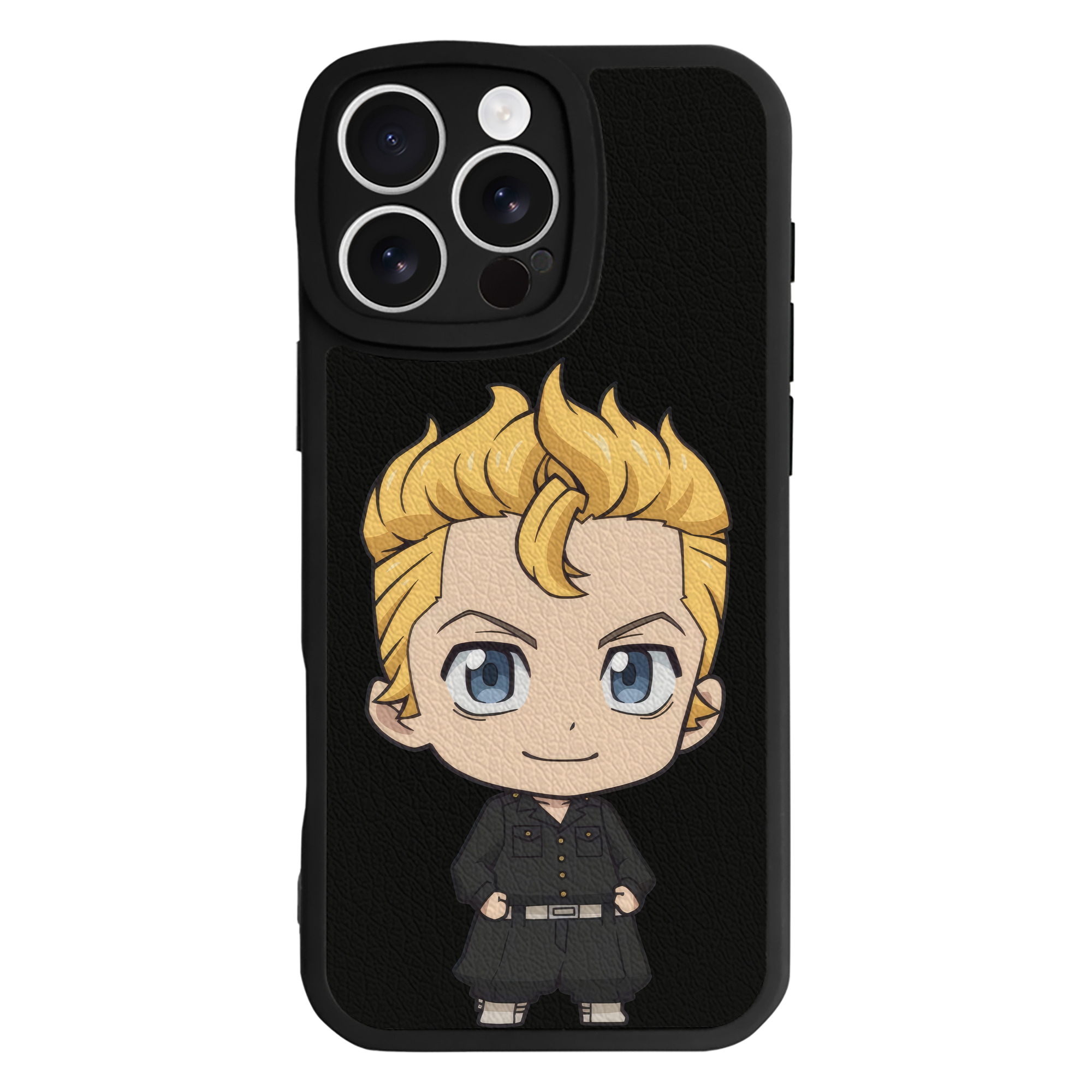 （画像用） 東京リベンジャーズ Tokyo Revengers 【iPhone 16シリーズ対応】シリコンスマホケース（レザー調） 材質：シリコン